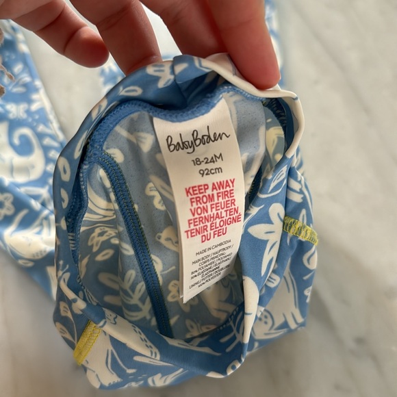 Baby Boden New And Unworn Swim Shirt Rash Guard Long Sleeve - Picture 5 of 7